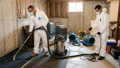 Basement flood cleanup in Hartford, CT for water damage restoration service