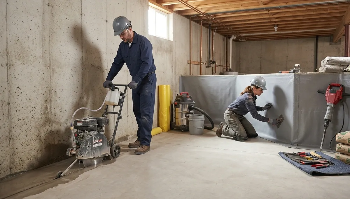 Basement Waterproofing Image 1
