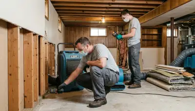Water damage restoration team serving Hartford, CT with professional cleanup and drying services