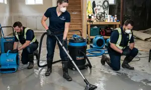 Flood cleanup service in Hartford, CT for water damage restoration homepage widget